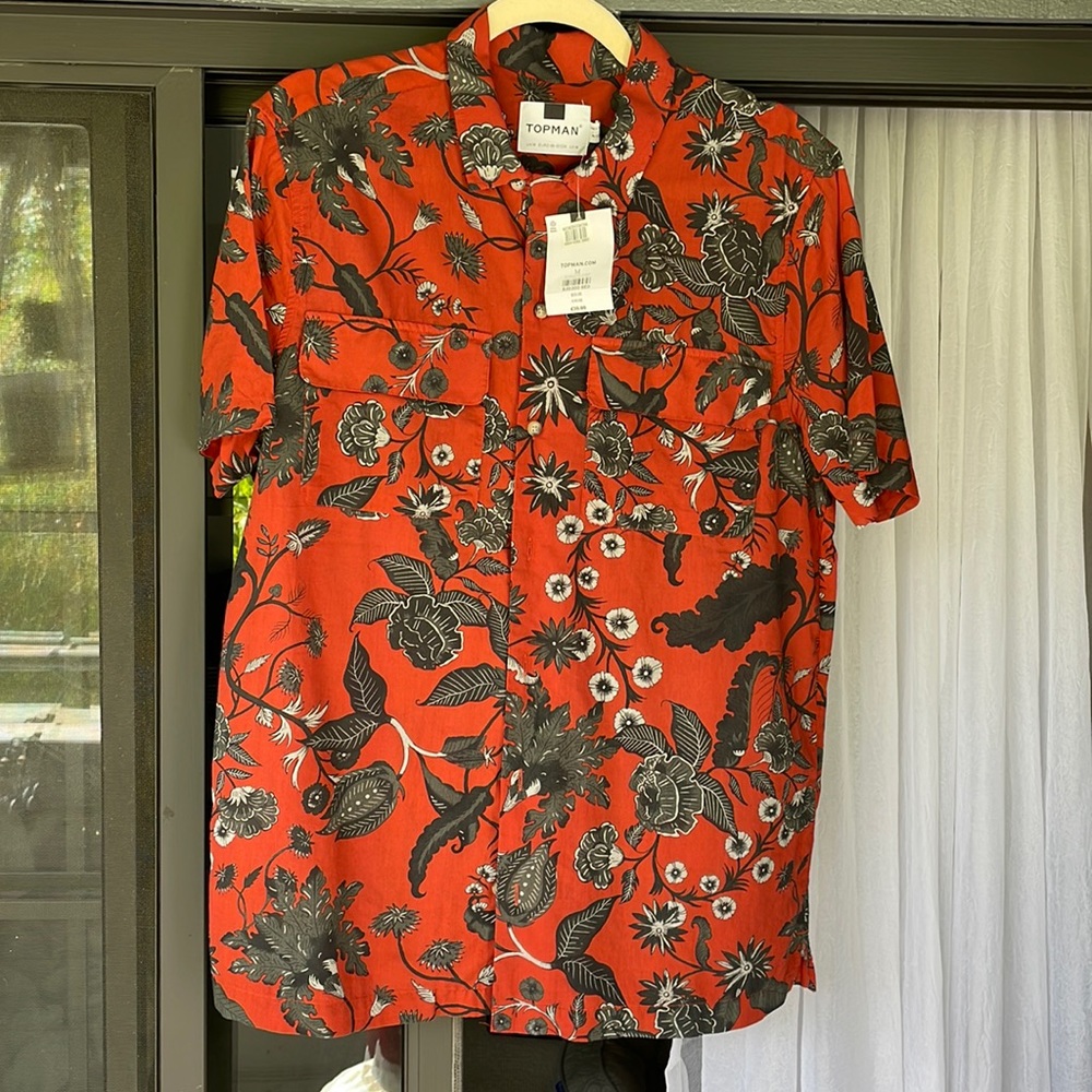 Topman short sleeve. Cool print.